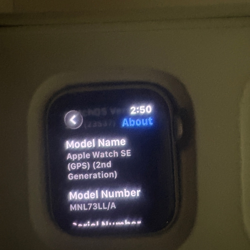 Apple Watch 2ed gen with the Box with White and Black Design everything original